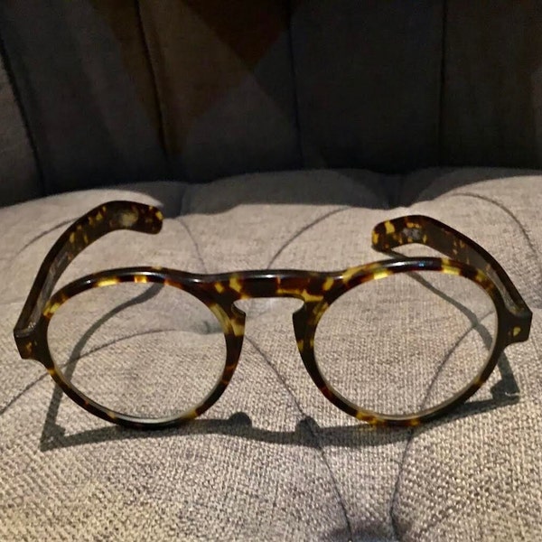 vintage ANGLO AMERICAN tortoise shell eyeglasses - Made in England -rare style