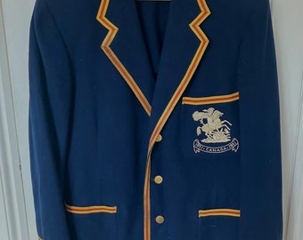 Historic British CRICKET CLUB BLAZER- Perfect condition- 1951 tour blazer - Official Player blazer, rowing, boating, regatta, school blazer