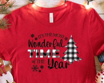 It's The Most Wonderful Time Of The Year Shirt, Christmas 2023 Shirt, Christmas Holiday Shirt, Christmas shirt, Christmas Gift Shirt