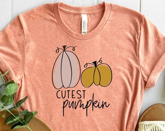 Cutest Pumpkin Shirt, Fall Pumpkin Shirt, Fall Tshirt, Fall Graphic Tees, Fall Unisex Shirt, Fall Baby Shirt, Fall Youth Shirt, Fall T shirt