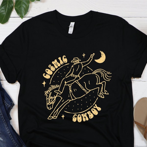 Cosmic Cowboy Shirt, Rodeo T shirt Cowboy, Rodeo Shirt, Western Shirt, Southern Shirt, Rodeo, Rodeo Fan Shirt, Cowboy Shirt, Graphic Tees