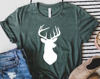 Deer Hunting Shirt, Hunting Dad T-shirt, Camping Gift Shirt, Deer Shirt, Mountain Shirt, Hunting T shirt, Deer Tshirt, Nature Shirt