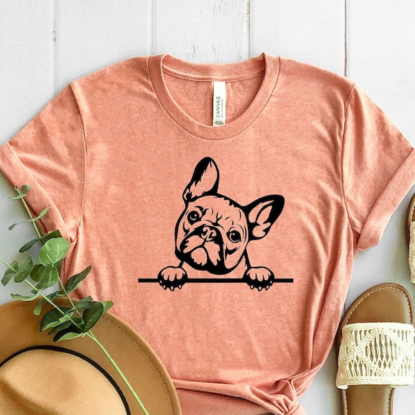 French Bulldog T shirt, French Bulldog Mama Shirt, Dog Frenchie Lover Tee, French Bulldog Puppy Shirt, Cute French Bulldog Shirt, Dog Mama