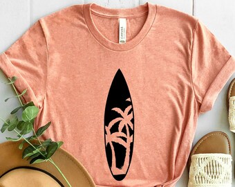 Surf Summer Shirt, Surfing Lover Shirt, Surfer Shirt for Women, Surfing Beach Shirt, Surfer shirt, Surfer Gifts, Cool Gift For Surfers