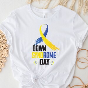 Down Syndrome Ribbon Shirt, Down Syndrome Support Tee, Down Syndrome Warrior Tshirt, Down Syndrome Shirt, Down Syndrome Awareness Shirt