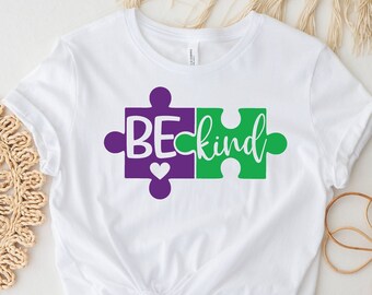 Be Kind Shirt, Autism Puzzle Shirt, Autism Awareness Shirt, Autism Aware TShirt, Autism T Shirt, Autism Support Shirt, Autism Month Shirt