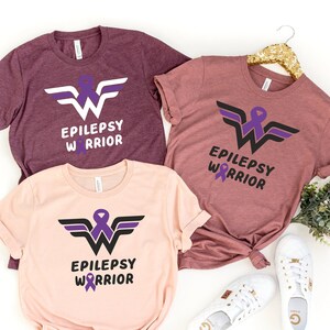 Camisa de guerrero de la epilepsia, camisa de concientización sobre la epilepsia, regalos motivacionales para la epilepsia, camiseta de salud mental, camiseta de neurodiversidad para mujeres