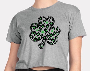 Shamrock Crop Top, St Patrick Day Crop Top, St Patricks Day Crop Tee, Crop Top for Women, Trendy Crop Top, Women Crop Tank Top, Crop Tee