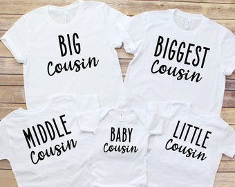 Cousin Crew Matching Family Cousin Shirts, Cousin Christmas Shirts, Cousin Gifts For Christmas, Cousin Party Tees, Cousin Gender Reveal Tee