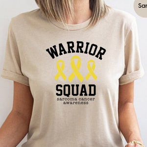 Sarcoma Cancer Shirt, Sarcoma Warrior Shirt, Yellow Ribbon Shirt, Sarcoma Awareness Month, Sarcoma Cancer Support Shirt