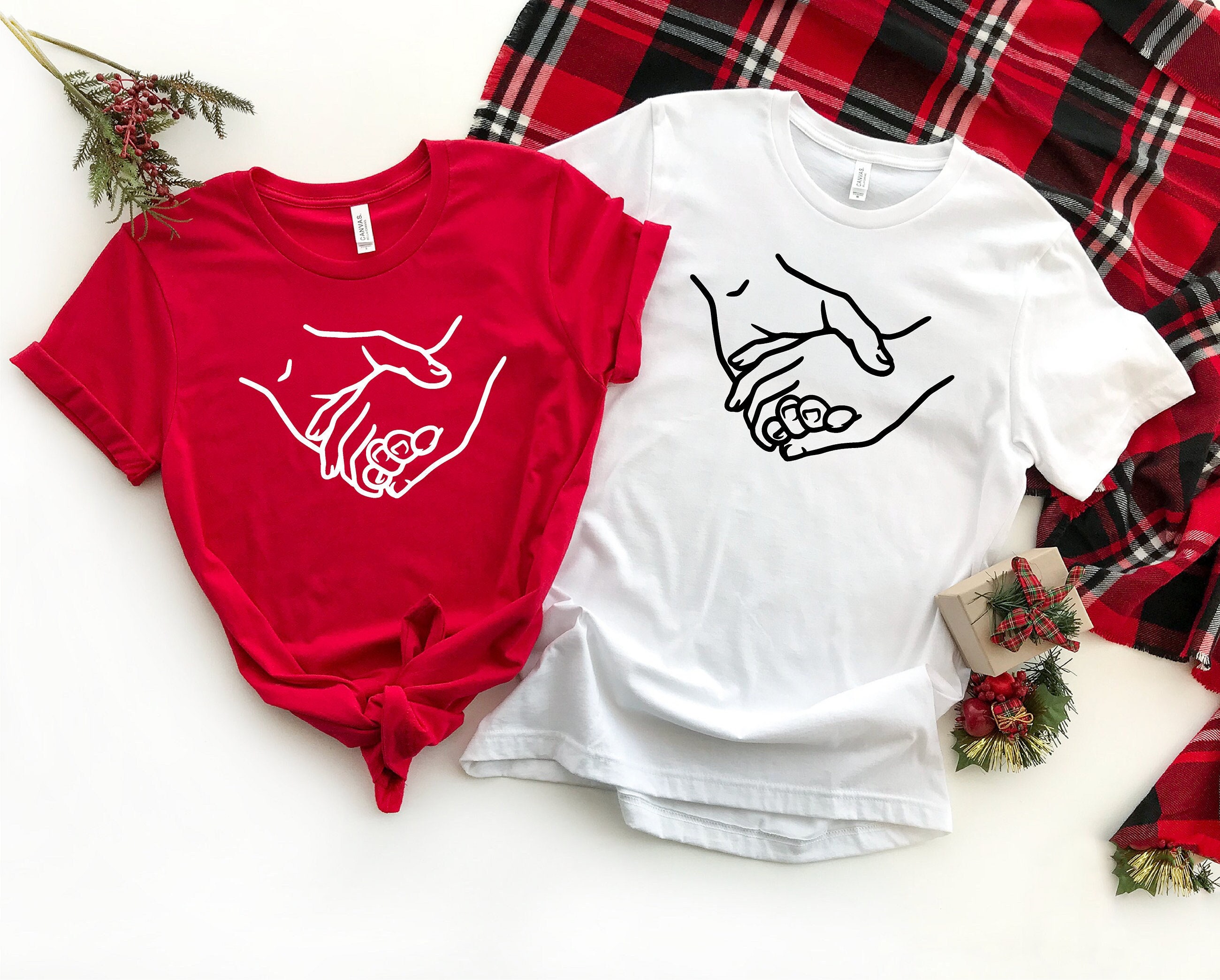 Couple Hands Shirt, His and Hers Shirts Matching Couples Shirts, Love Couples Shirts, Anniversary Gift, Couple Tees, Lovers Shirt
