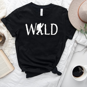 Funny Camping Shirt, Wild Bigfoot Shirt, Wild Sasquatch Shirt, Funny Hikers Shirt, Outdoor Shirt, Campers Shirt, Camping Tee, Wild Big Foot bild 2