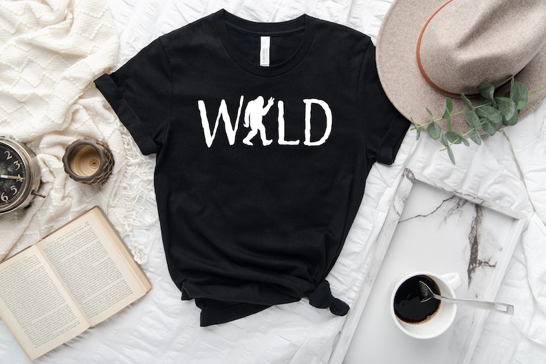 Funny Camping Shirt, Wild Bigfoot Shirt, Wild Sasquatch Shirt, Funny Hikers Shirt, Outdoor Shirt, Campers Shirt, Camping Tee, Wild Big Foot bild 2