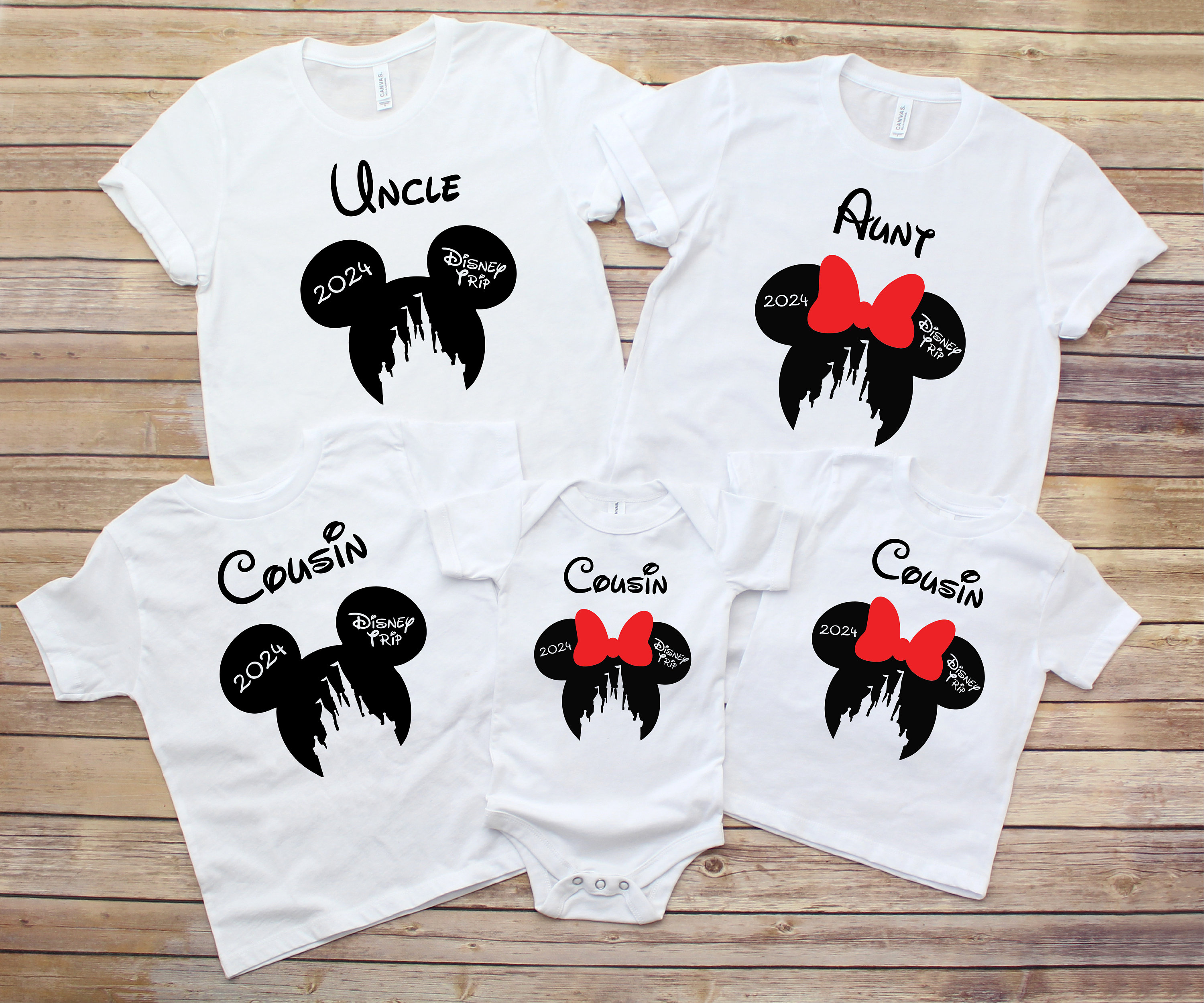 Custom Disney Family 2024 Shirts, Disney 2024 Trip Shirts, Disneyworld
