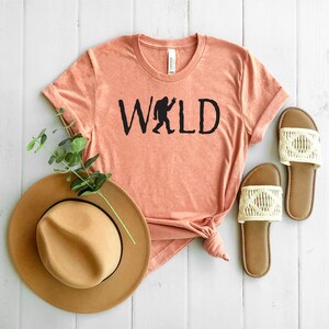 Funny Camping Shirt, Wild Bigfoot Shirt, Wild Sasquatch Shirt, Funny Hikers Shirt, Outdoor Shirt, Campers Shirt, Camping Tee, Wild Big Foot bild 3
