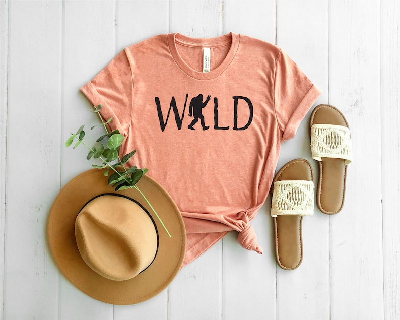 Funny Camping Shirt, Wild Bigfoot Shirt, Wild Sasquatch Shirt, Funny Hikers Shirt, Outdoor Shirt, Campers Shirt, Camping Tee, Wild Big Foot bild 3