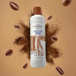 Stanhome fresca pie caffeine tired feet lotion 300ml/10.14oz. locion fresca pie cafeina para pies cansados
