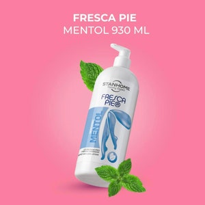 Stanhome fresca pie menthol lotion voor vermoeide voeten 930 ml. Fresca pie de mentol para pies y piernas cansadas