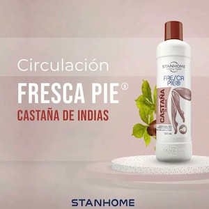 Stanhome fresca pie cstana de indias (horse chesnut) tired feet/legs lotion 300ml/10.14oz