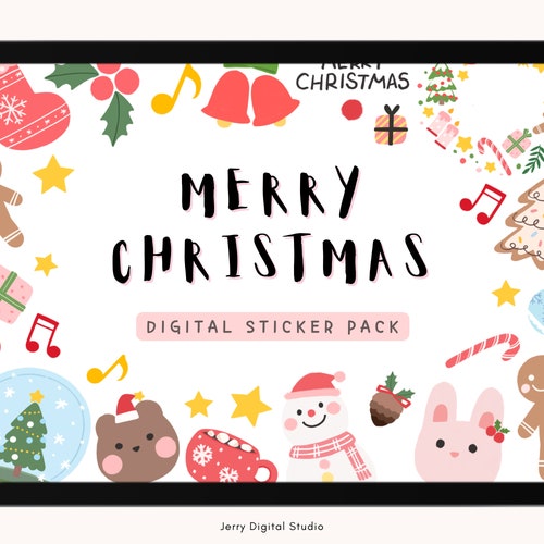 Christmas Goodnotes Stickers Digital Sticker Winter Etsy