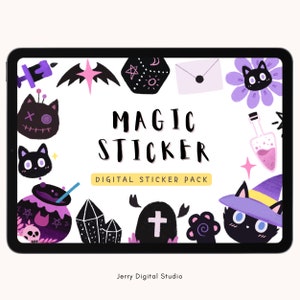 Magic digital stickers |Goodnotes digital sticker |Kawaii sticker |Planner Stickers |Digital Planner | ipad sticker | cute sticker