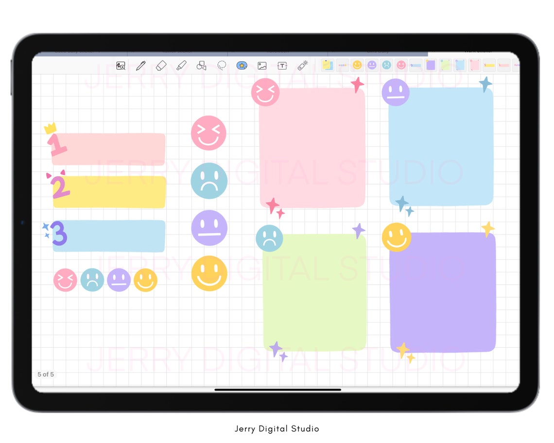 Work Digital Stickers Goodnotes Sticker Cute Sticker - Etsy