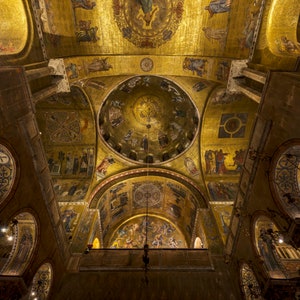Dome of St. Mark's in Venice Fine Art Print/Canvas/Metal Wall Art