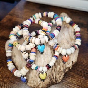 Ancestry Bone Bracelet, Beaded Bone Bracelet, Positivity Bracelet, Tribal Bracelet, Bone Bead Bracelet
