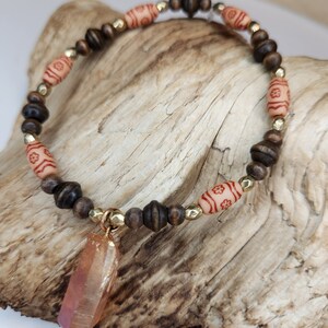 Beaded Anklet for Her, Crystal Anklet for Her, Handmade Beaded Boho Anklet, Beaded Anklet for Her, Bohemian Beaded Anklet