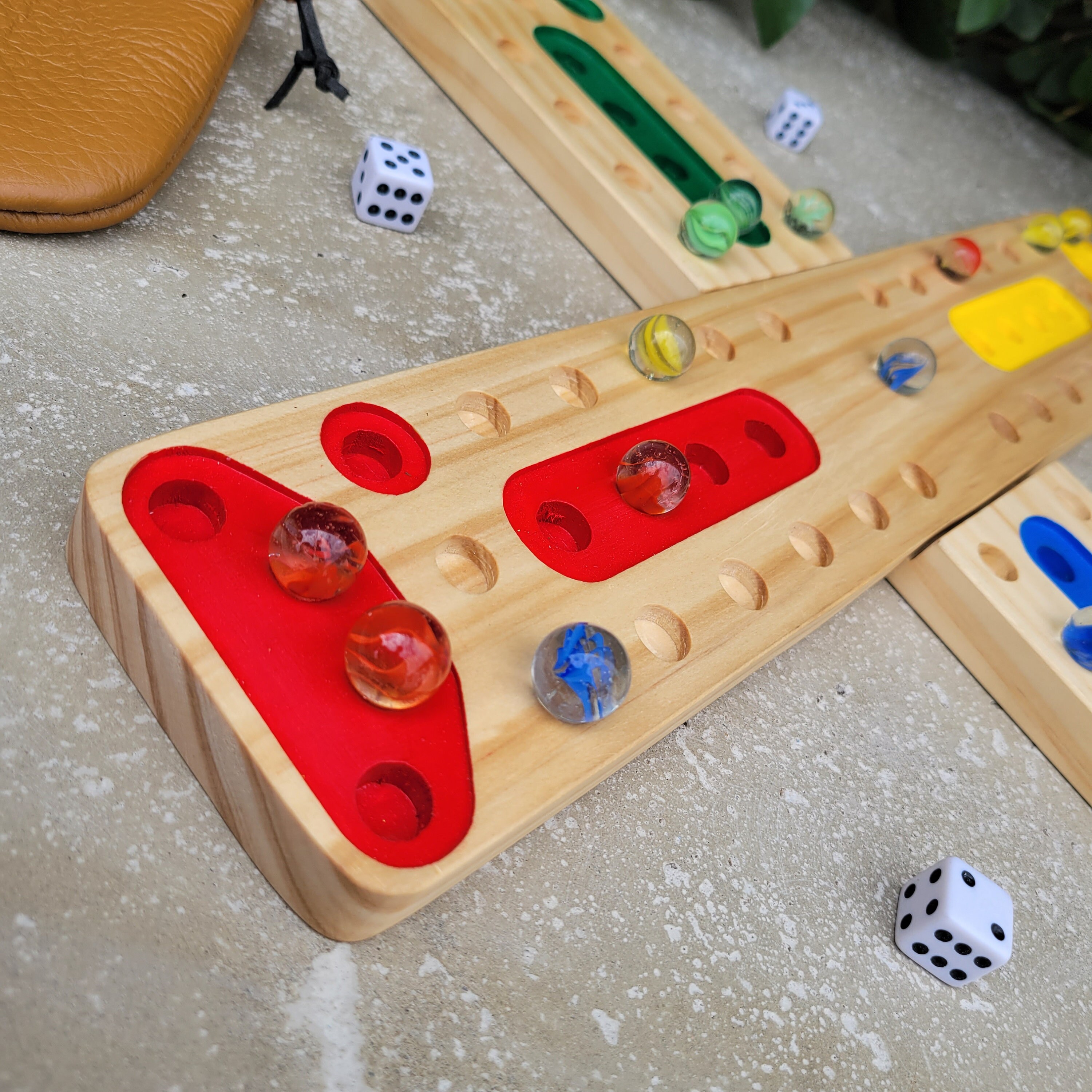 Aggravation Wooden Marble Game Board aggravation Go Home Etsy