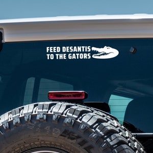 thumbnail image 2 of Vision Graphics 'Don't Tread On Florida' Magnet - 5 Inch Vinyl Decal With Alligator & Ron DeSantis 2 of 12