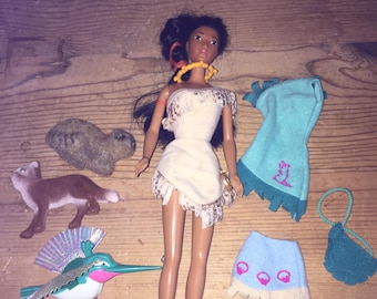 Pocahontas Lot Mattel Disney Barbie Vintage