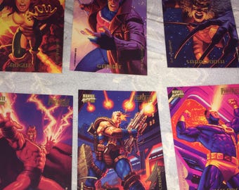 Power Blast 6 Chase Card Lot 94 Marvel Masterpieces