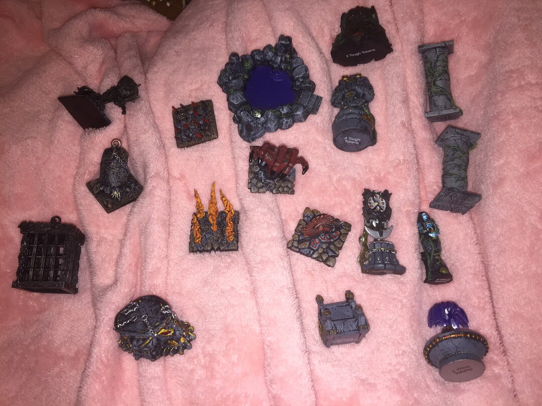 Mage Knight Fantasy Terrain 33 Piece Lot D&D, Mage Knight, Heroscape Etsy