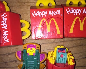 Food Changeables Lot of 5 Mc Dondalds Toys