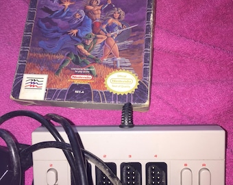 Gauntlet II and Four Score 4 Player Adapter Nintendo NES Complete in Original box