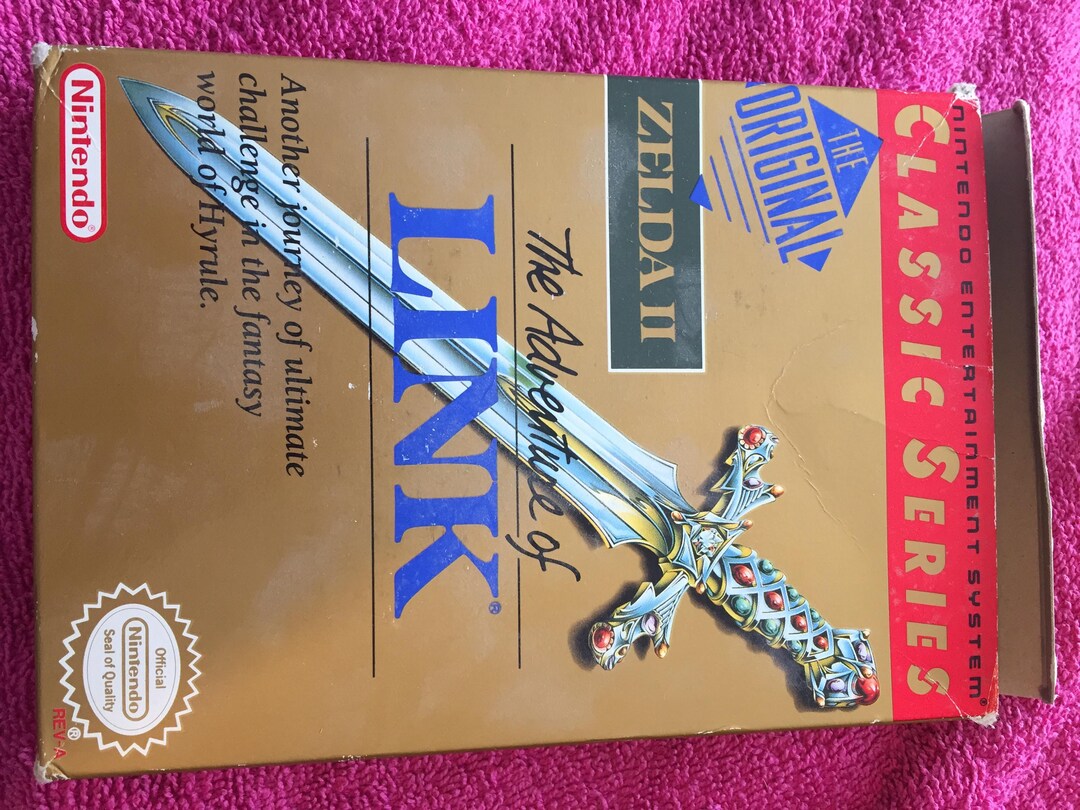 Zelda II the Adventure of Link Nintendo NES Complete in Original Box - Etsy