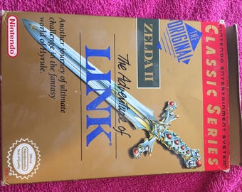 Zelda II The Adventure of Link Nintendo NES Complete In Original Box