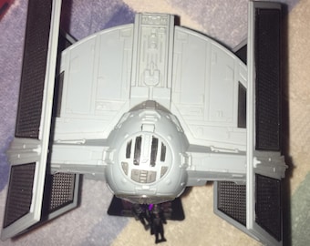 Darth Vader's Tie Fighter Star Wars Action Fleet Micro Machines Complete