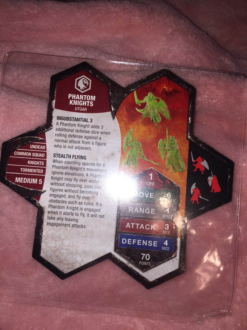 Heroscape Phantom Knights Common Squad Etsy