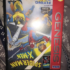 Spider-man X-Men Arcades Revenge Sega Genesis Complete in Case