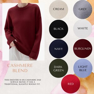 Virginia Hand Embroidered Sweater Cashmere Blend