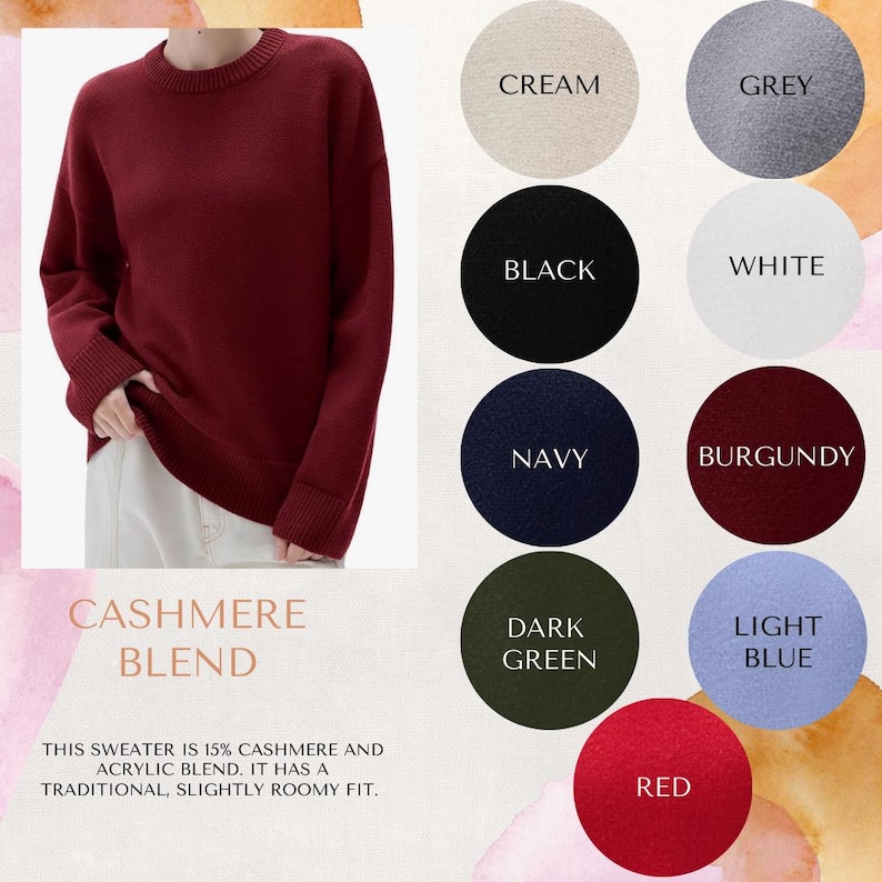 Virginia Hand Embroidered Sweater Cashmere Blend