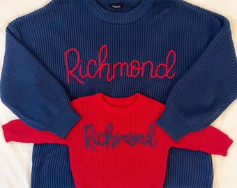 Richmond Hand Embroidered Sweater