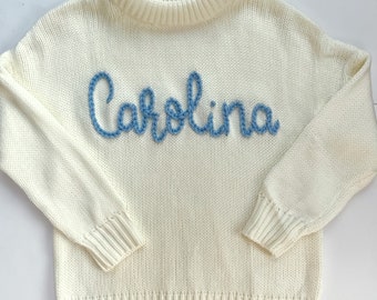 Carolina Hand Embroidered Sweater