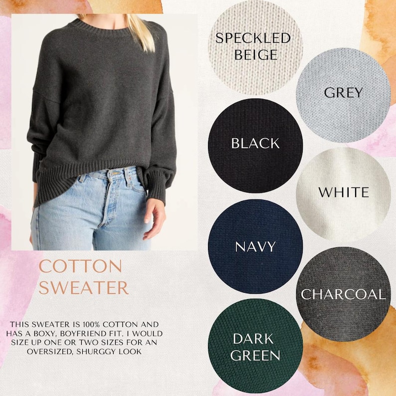 Virginia Hand Embroidered Sweater Cotton Sweater