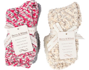 Ladies Popcorn Cosy / bed Socks * 4 pairs *   ** ideal gift idea **