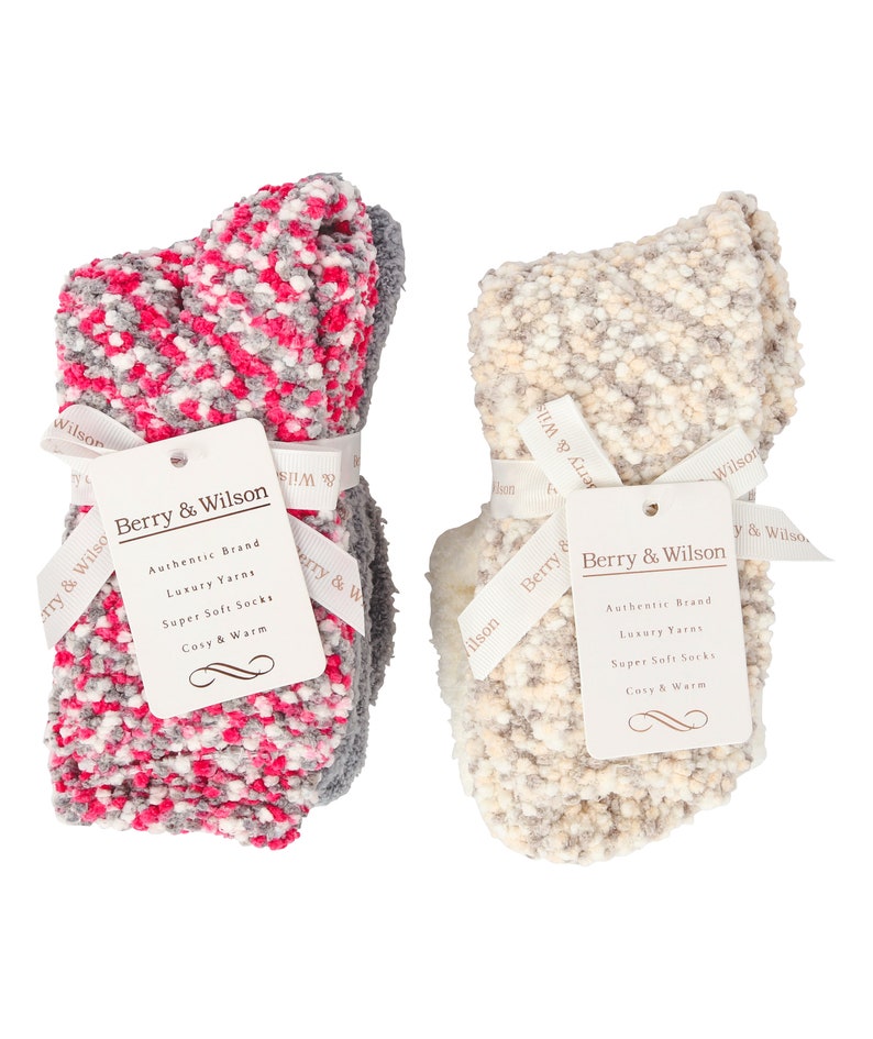 Ladies Popcorn Cosy / Bed Socks 4 Pairs Ideal Gift Idea Etsy UK