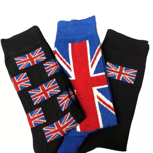 6 Pairs everyday / dress socks   **Union Jack design**  ** King’s Coronation **