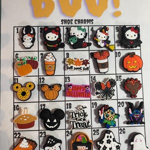 Adornos para zapatos de Halloween, adornos espeluznantes, adornos fantasmales, regalos de Halloween, adornos de películas de terror